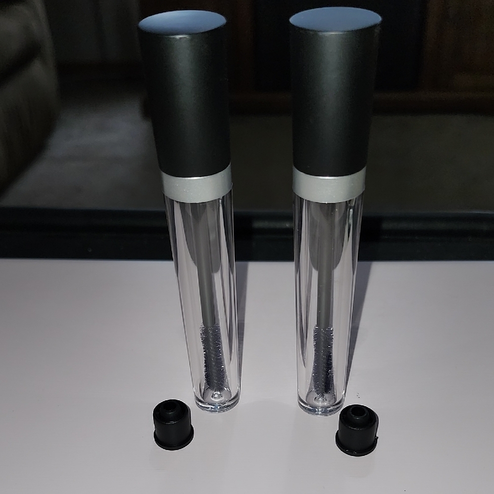 Clear and Black Mascara Tubes EMPTY Do it Yourself NEW! Essential oils DIY